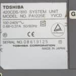 Štítek - Toshiba Satellite Pro 420CDS
