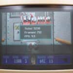 Výkon FPS ve hře Wolfenstein 3D na Olivetti M290-20