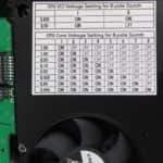 Štítek na chladiči procesoru pro nastavení - Notebook 1400