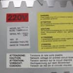 Štítky na zdroji - Olivetti M290-20