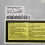 Druhý štítek na DVD - Compaq Armada M700