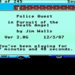 Police Quest – In Pursuit of the Death Angel - Atari Mega 1 - 09