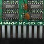 Popis na základní desce - Sharp MZ-800