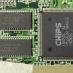 Grafický čip + její 1MB RAM - Toshiba T4900CT