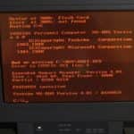 Toshiba T3200 - Testy v MS-DOS 4.01