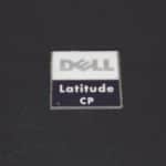 Logo na víku - Dell Latitude CP