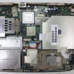 Odstraněn chladič procesoru - Toshiba Satellite 2180CDT