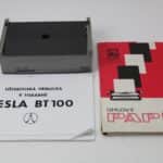 TESLA BT-100 + manuál a uhlový papír (kopírák)
