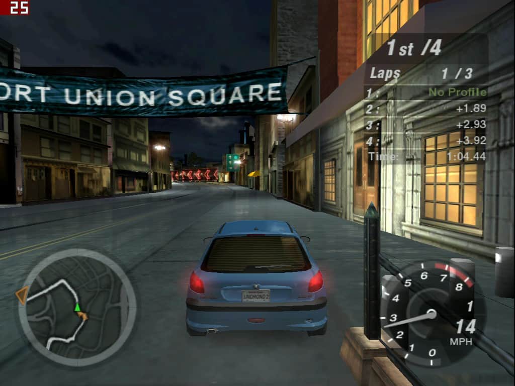 Need For Speed Underground 2 - nVidia GeForce2 GTS 32MB DDR - Asus V7700 DELUXE