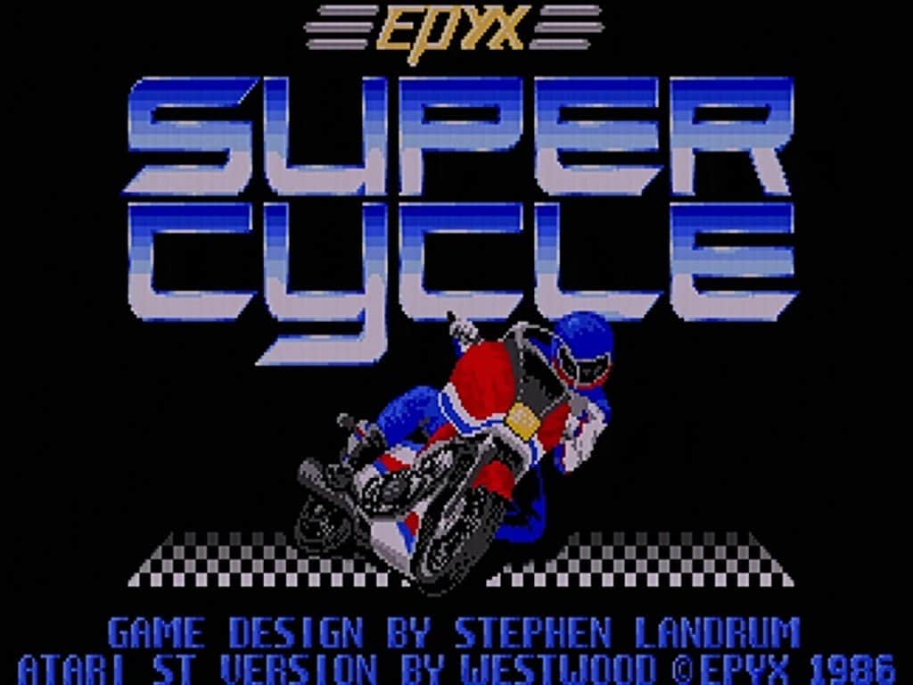 Atari 520ST - Hra- Super Cycle