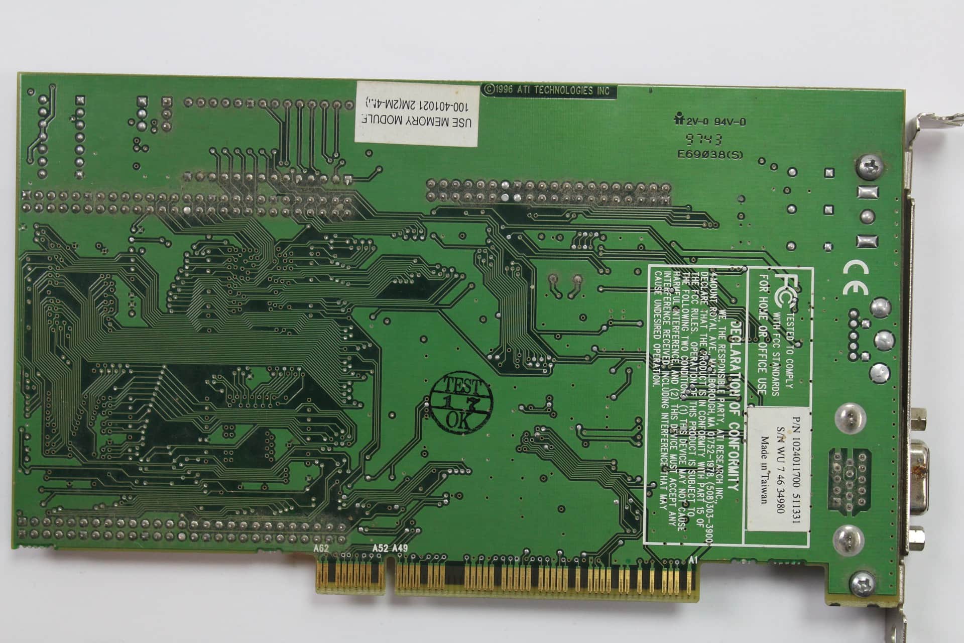 ATI 3D Rage II+ PCI SGR