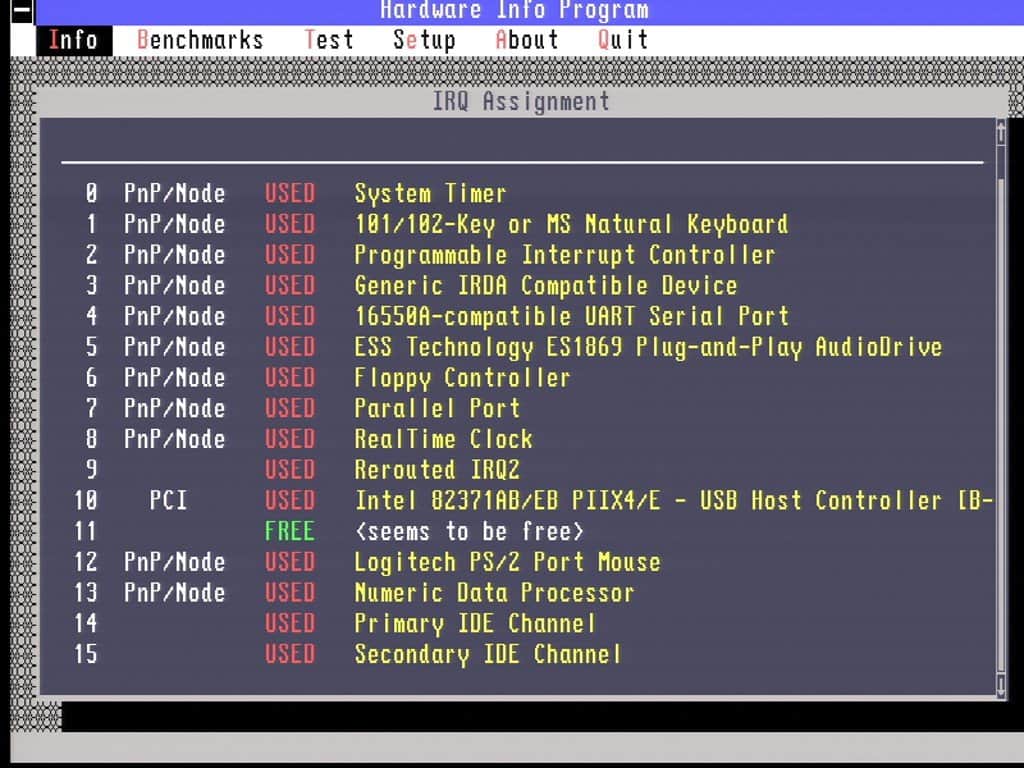 Best 1100 - Testy MS-DOS
