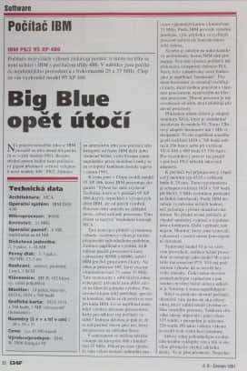Big Blue opět útočí - CHIP číslo 6/1991