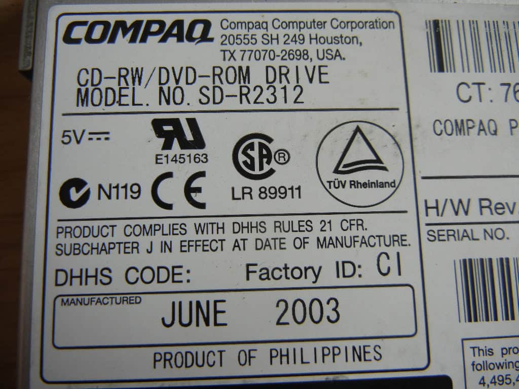 Compaq Evo N800v