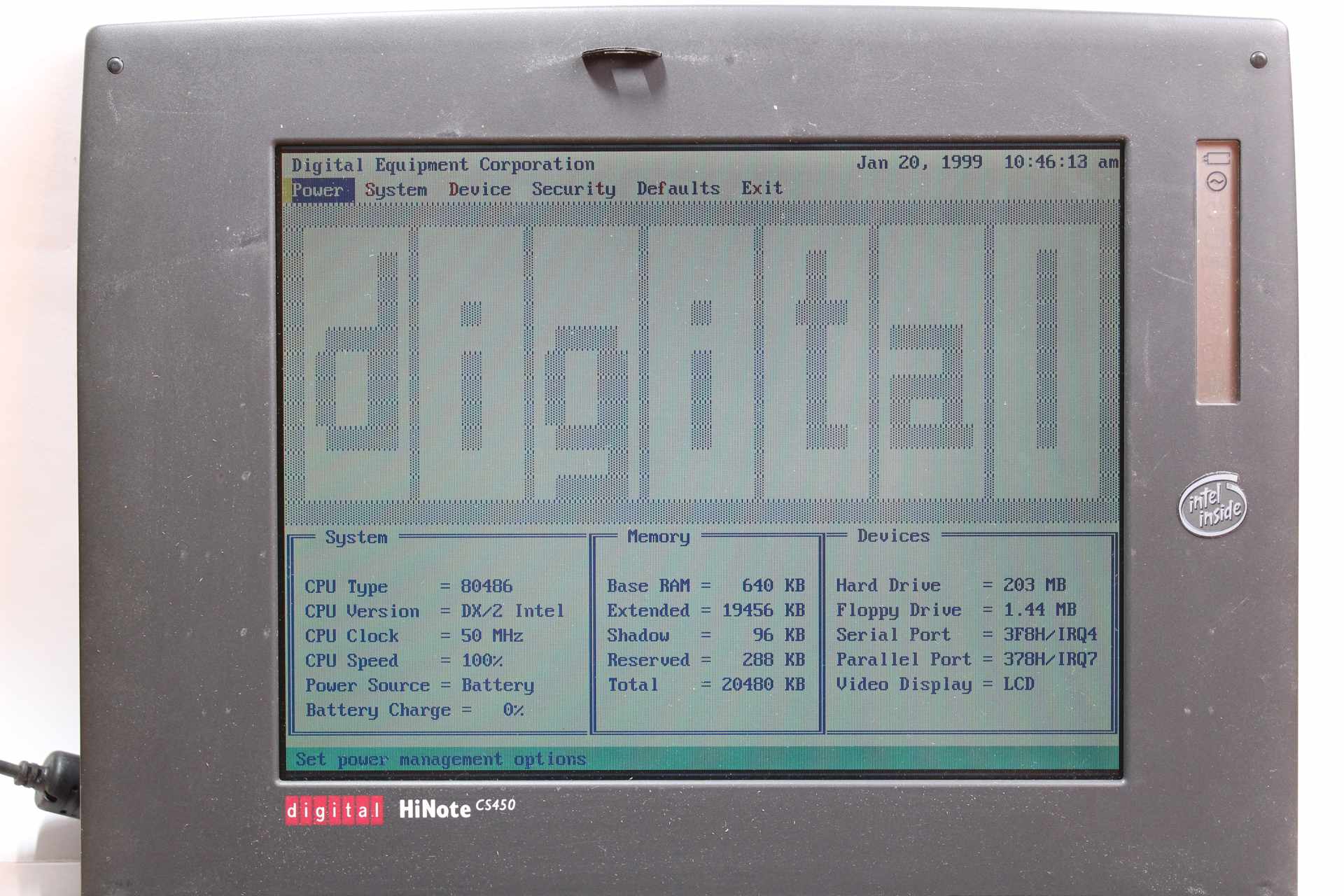 Digital HiNote CS450