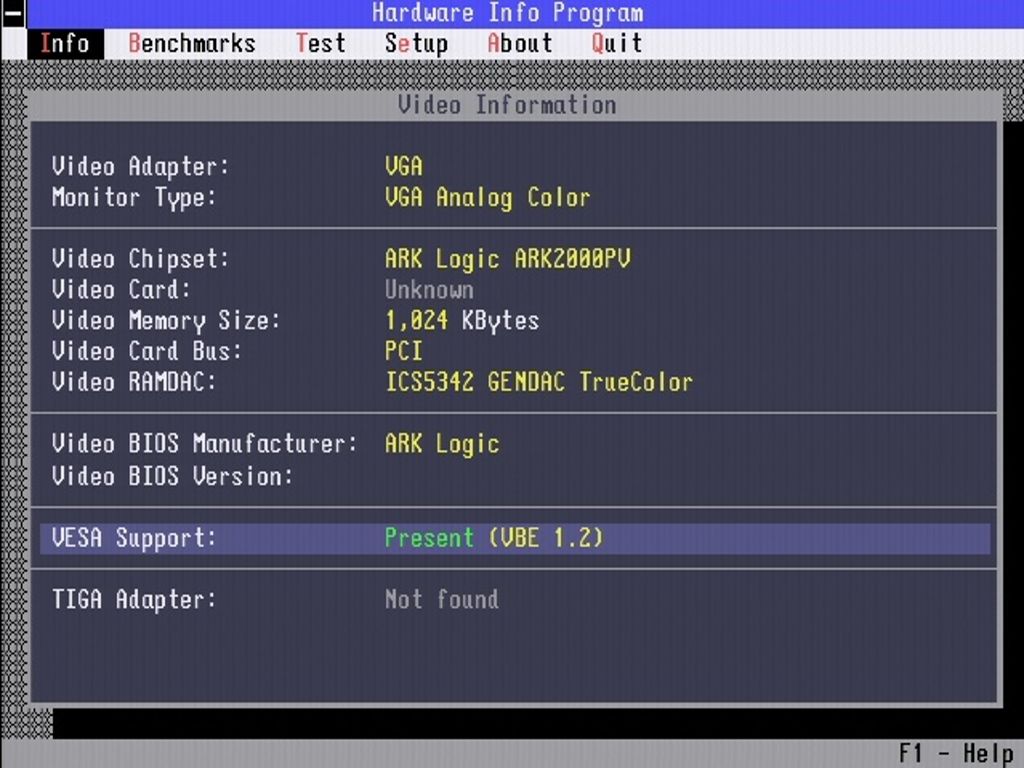 Escom Happy PC  486DX/100 - Testy MS-DOS