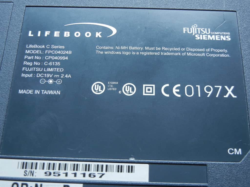 Fujitsu Siemens Lifebook C-6135