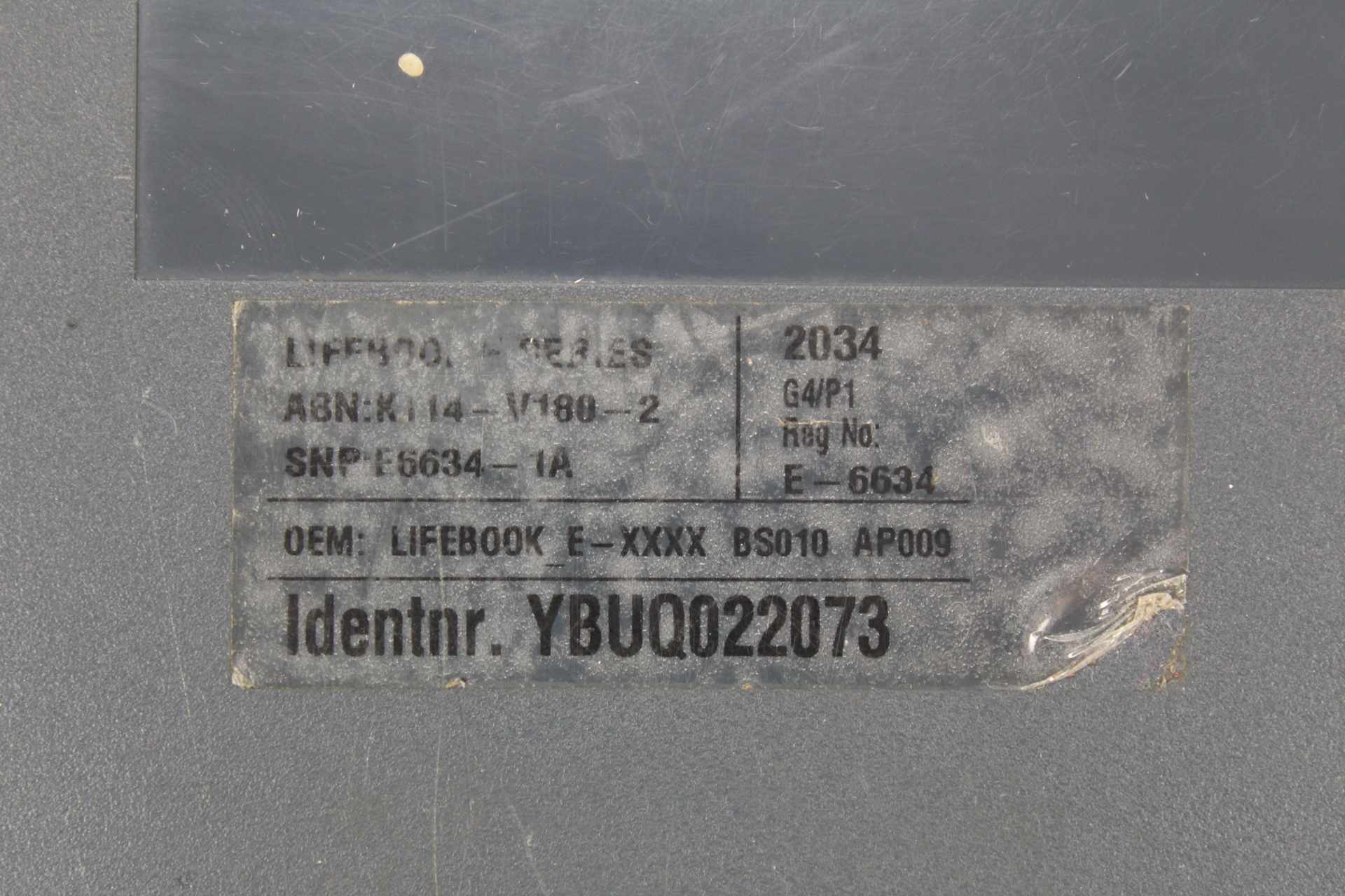 Fujitsu Siemens Lifebook E-6634