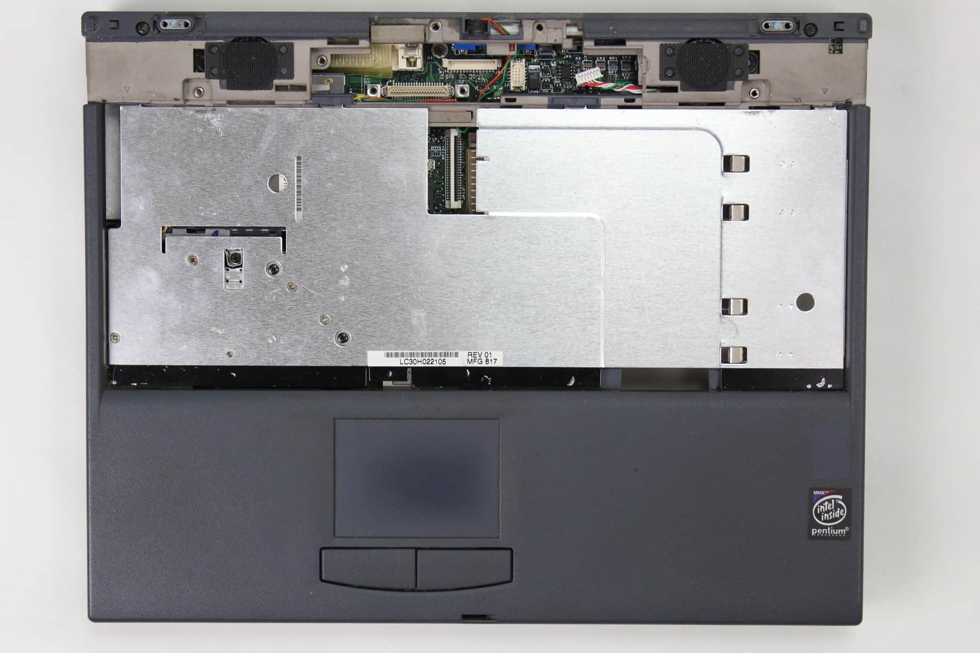 Hewlett Packard OmniBook 2100 - Odmontovaná klávesnice
