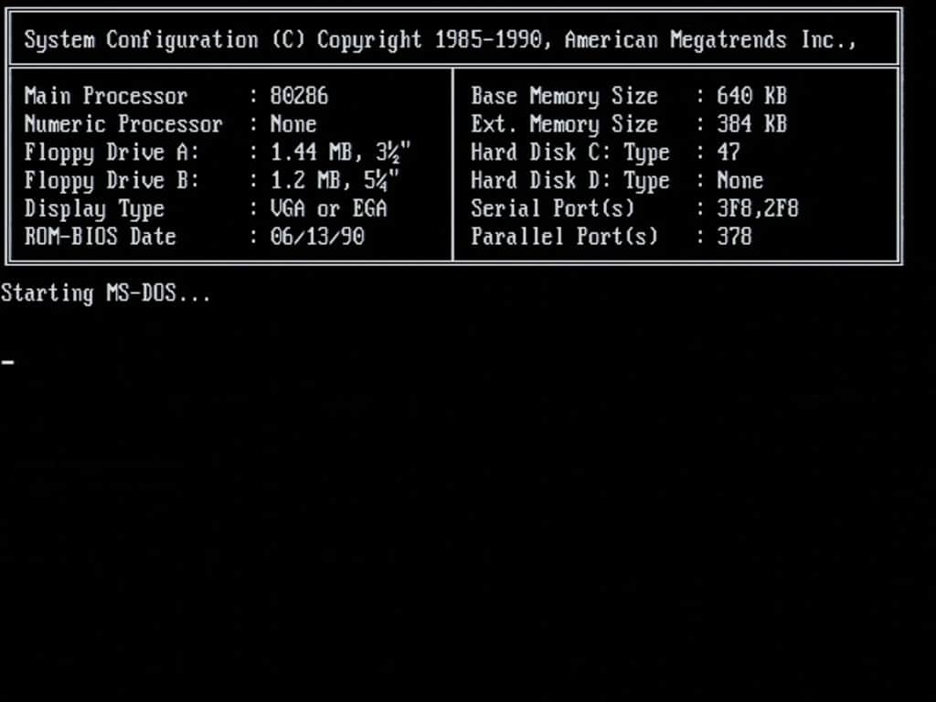 Highscreen Kompakt Serie III 286 16MHz - Test
