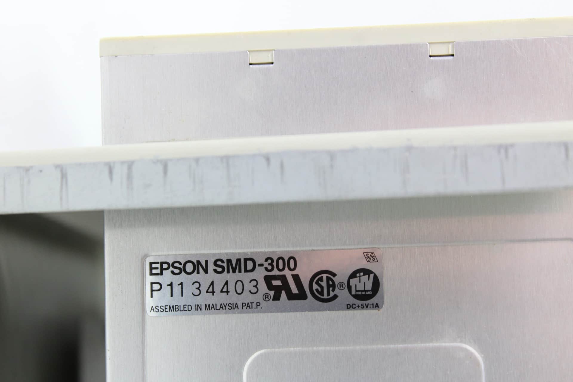 Highscreen Kompakt Serie-III 286 16MHz - Štítek na disketové mechanice
