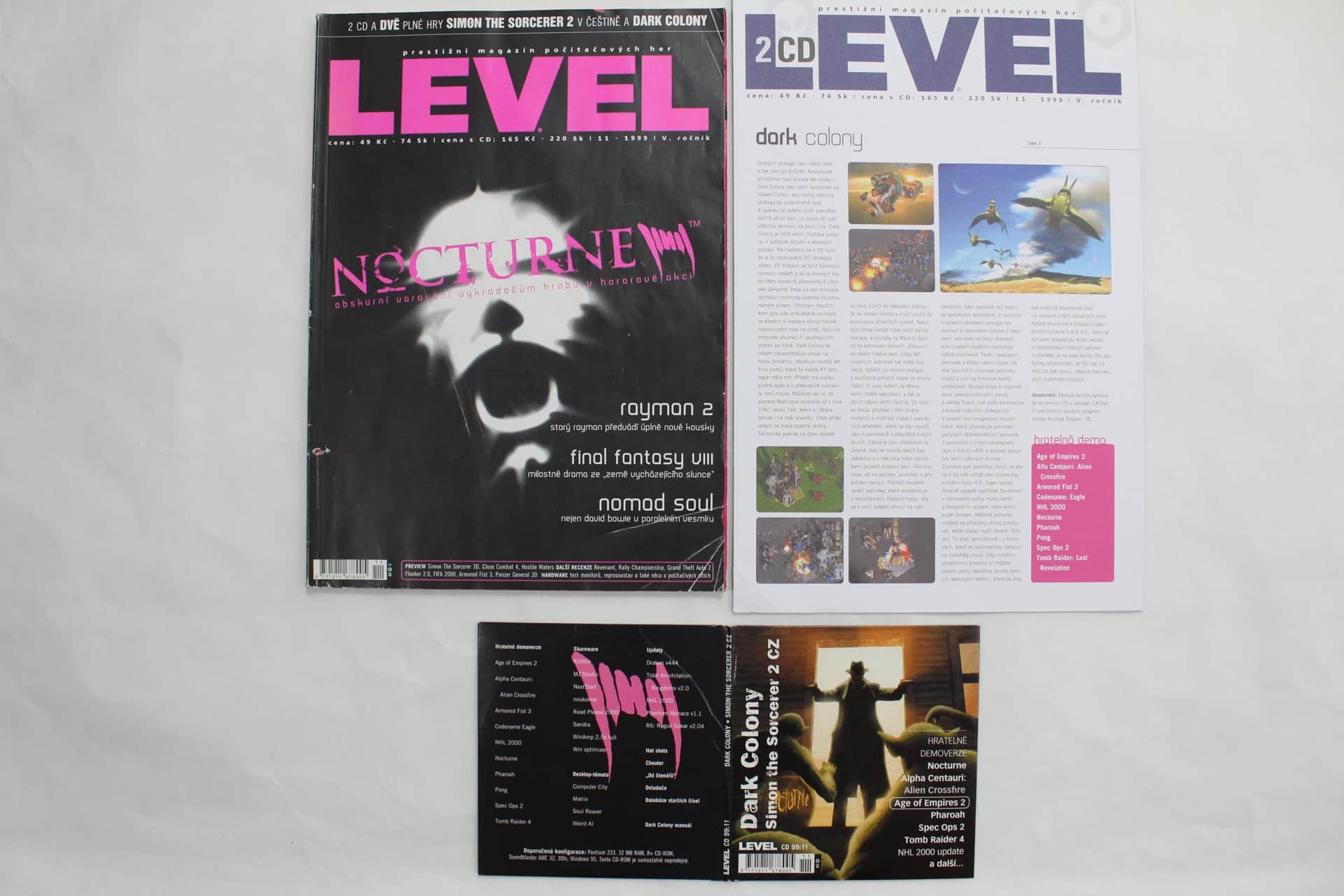 Level 11 - 1999 - složky k CD