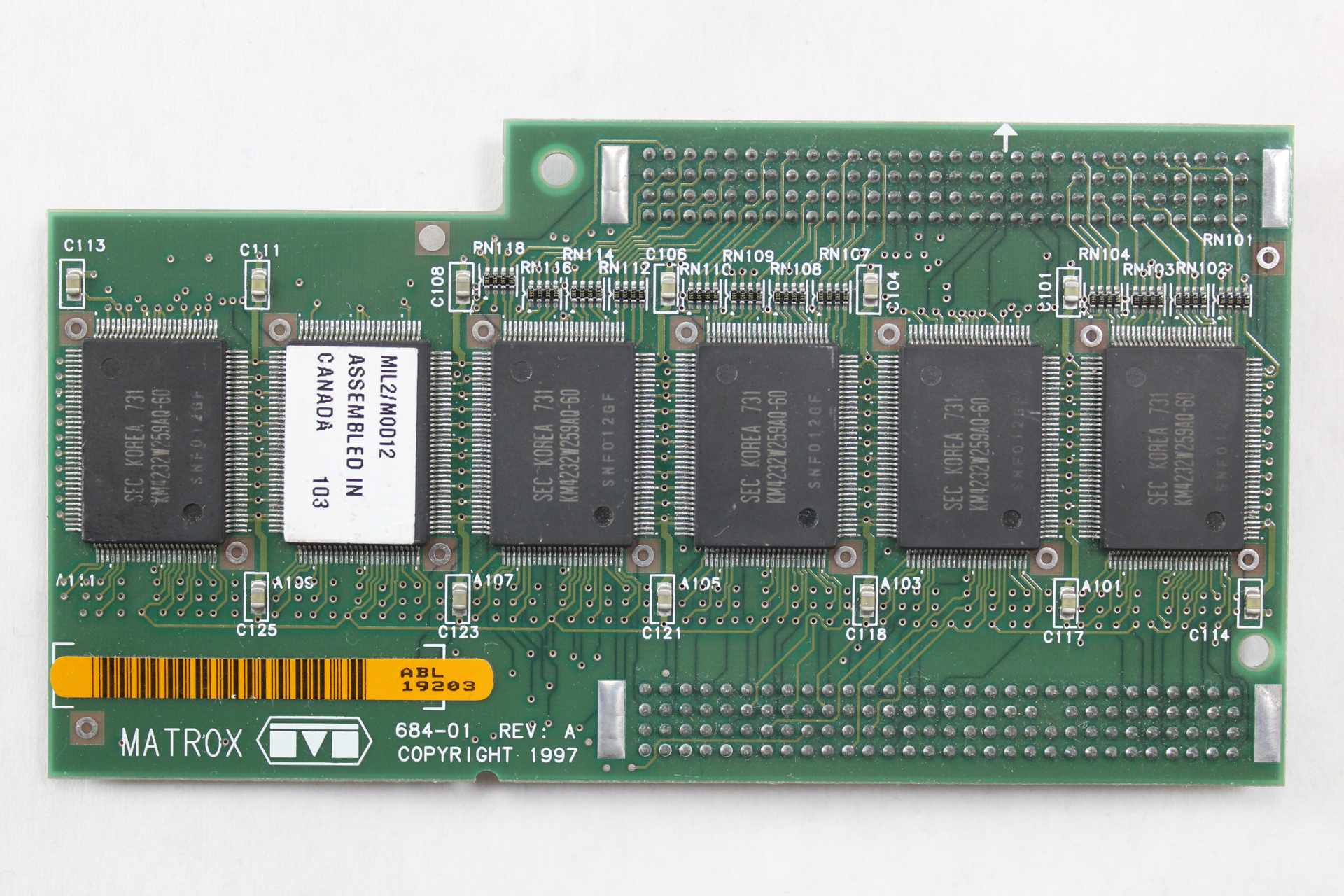 Matrox Millennium II AGP - 4MB RAM