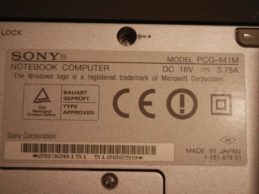 Sony Vaio PCG-SRX41P