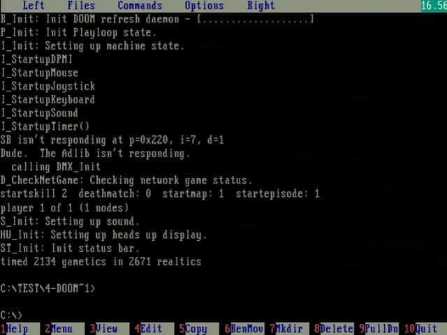 TARGA Series II - Test MS-DOS