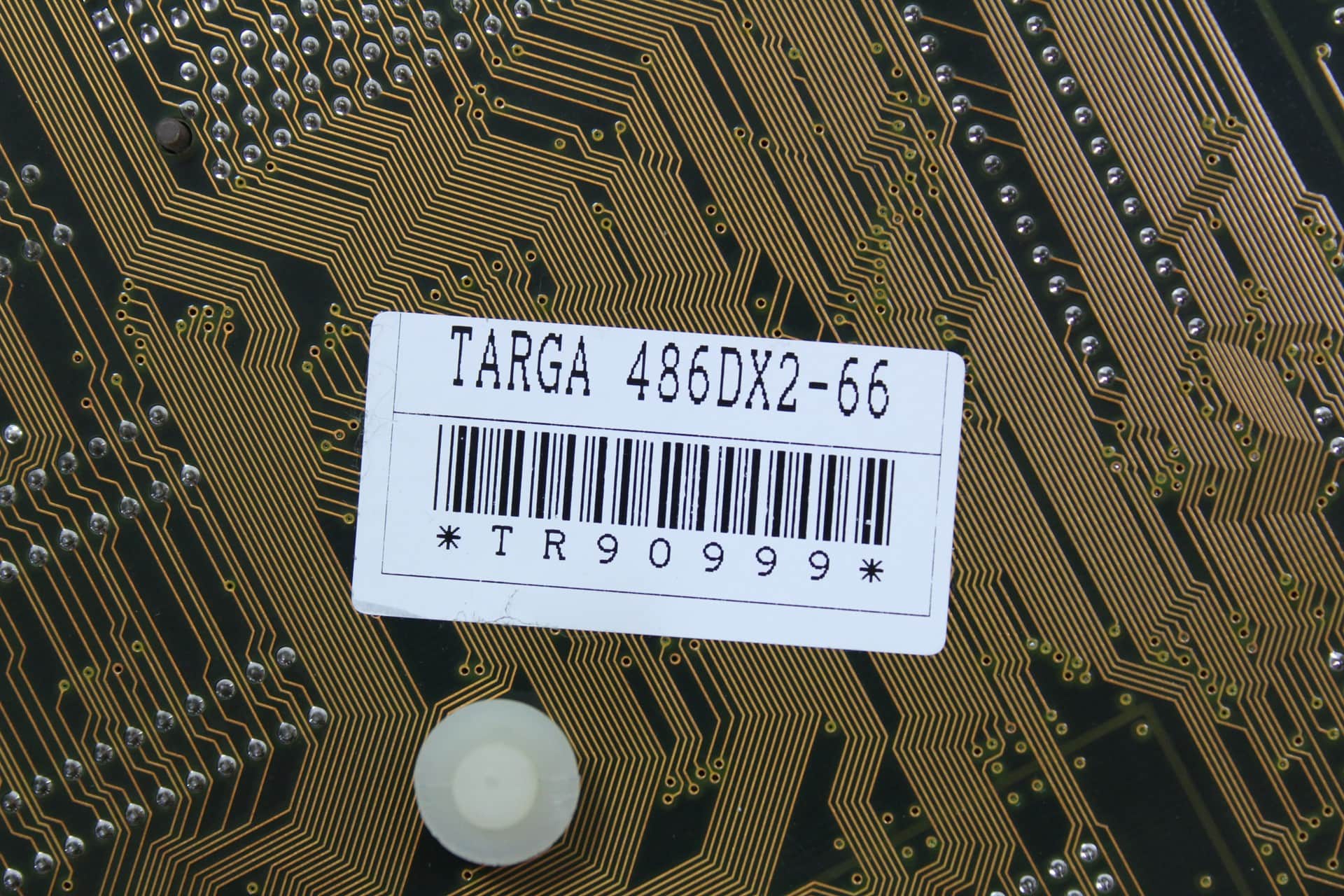 TARGA Series II - Základní deska štítek