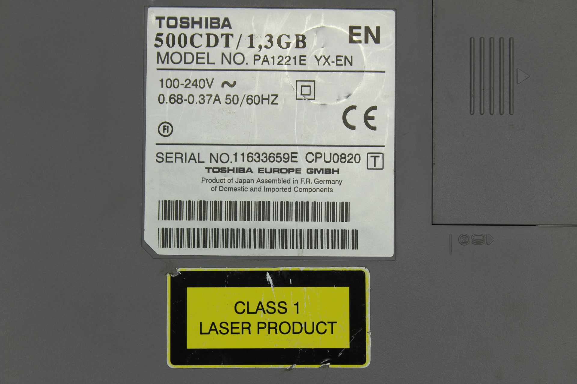 Toshiba Tecra 500CDT