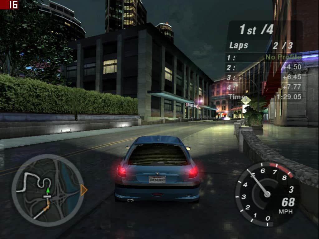 Need For Speed Underground 2 - nVidia GeForce3 TI200 64MB DDR - Sparkle SP7000