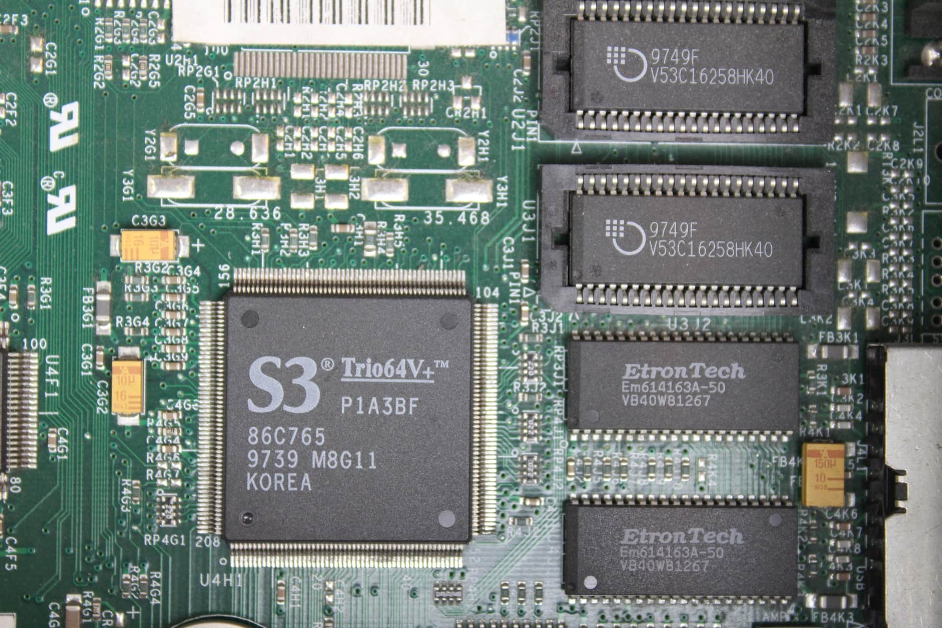 Zenith Data System Z-Station EL - grafický čip a jeho paměť 2MB