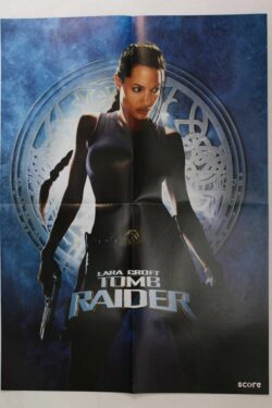 Score plakát - srpen 2001 - Lara Croft