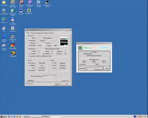 OC AMD Athlon XP 1900+ - Info