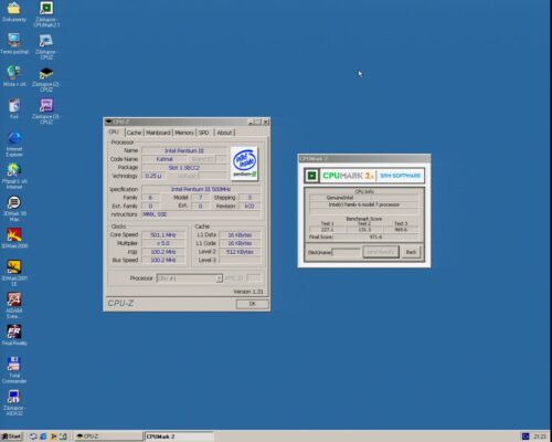 Intel Pentium 3 500MHz - Info
