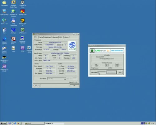 Intel Pentium 3 750MHz - Info