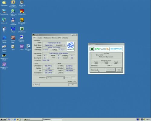 OC Intel Pentium 3 800MHz - Info