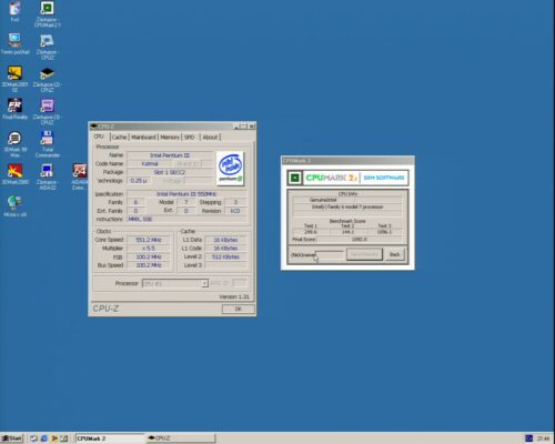 Intel Pentium 3 550MHz - Info