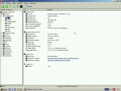 Intel Pentium III 1200MHz - Info