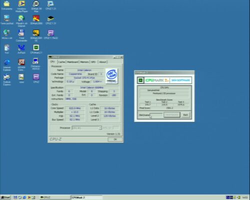OC Intel Celeron 667MHz - Info