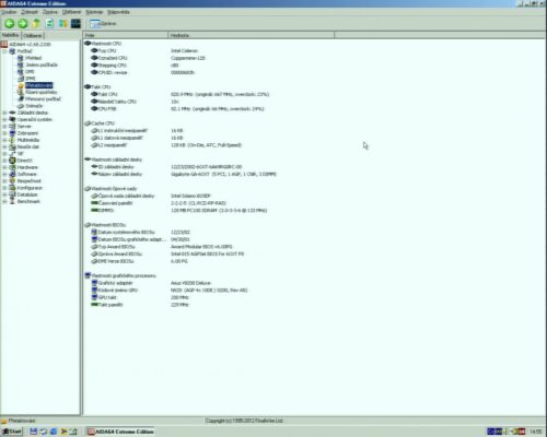OC Intel Celeron 667MHz - Info