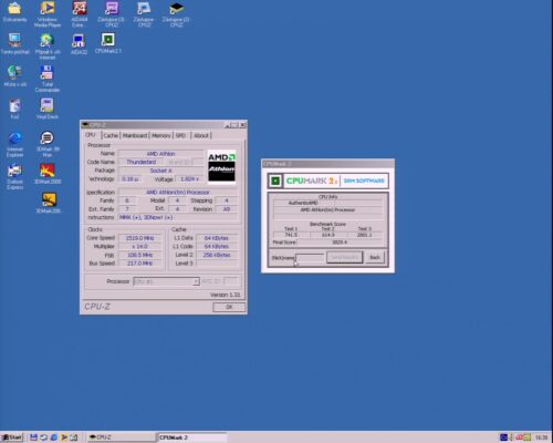 OC AMD Athlon 1400 - Info