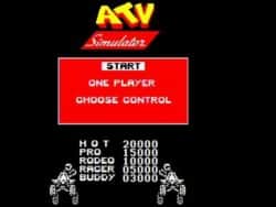 ATV Simulator - Amastrad CPC6128