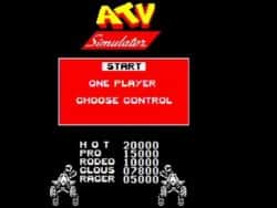 ATV Simulator - Amastrad CPC6128