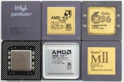 Pentium + AMD + Cyrix (IBM)