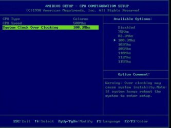 Soft CPU BIOS pro OverClock